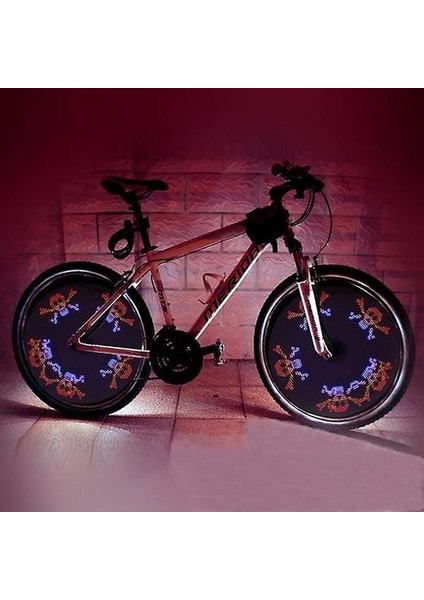 Bisiklet Bisiklet Bisiklet Konuştu Işık 32 Led 42 Desenler Tekerlek Işık (Yurt Dışından) fırsatları