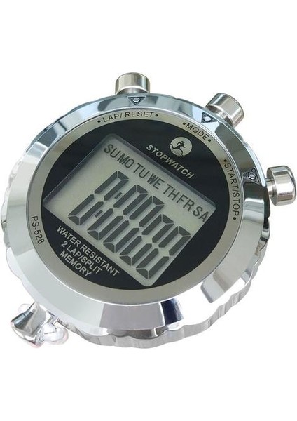 Profesyonel Dijital Kronometre Zamanlayıcı Taşınabilir Spor Koşu Chronograph Eğitim Kronometre Çok Işlevli El Relogio Reloj | Zamanlayıcıları (Gümüş) (Yurt Dışından)