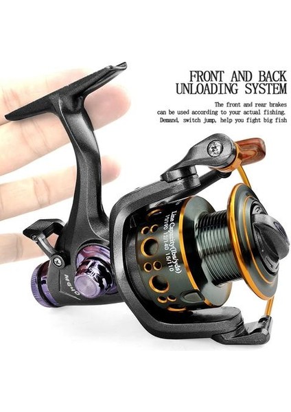 5.2: 1 / 5.0: 1 Sazan Yeni Ön Arka Çift Fren Tuzlu Su Iplik Balıkçılık Reel Carretes De Pesca Para Mar | Balıkçılık Makaraları (MG40) (Yurt Dışından) modelleri