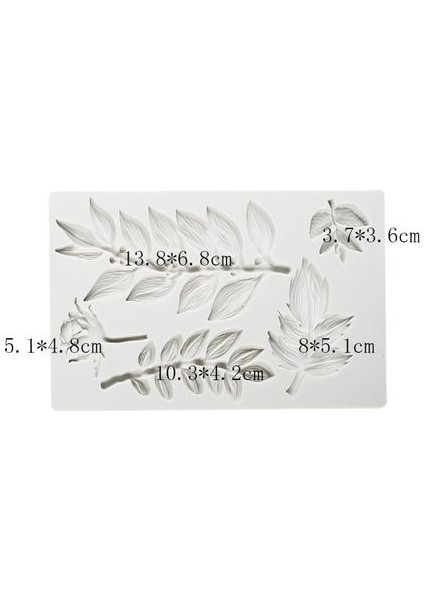 Gül Yaprak Silikon Kalıp Fondan Kalıp Kek Dekorasyon Araçları Çikolata Gumpaste Kalıp | Kek Kalıpları (Yurt Dışından) fiyatları