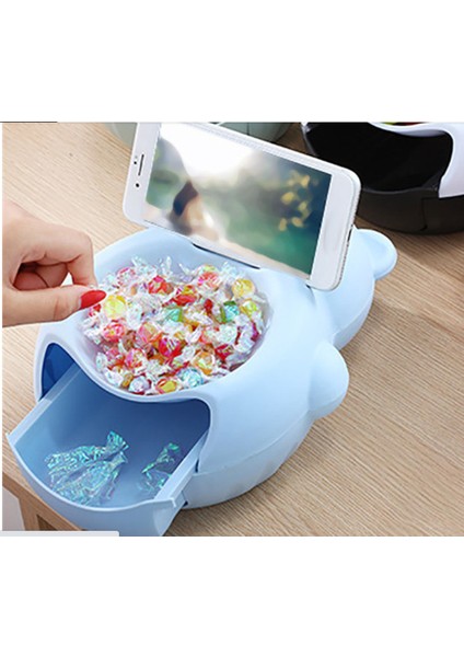Yaratıcı Tembel Snack Kase Masa Saklama Kutusu Şekli Kase Tohumlar Için Mükemmel Somunlar ve Kuru Meyve Saklama Kutusu Tv Için Telefon Tutucu | Saklama Kutuları ve Amp;bidon (Yurt Dışından)