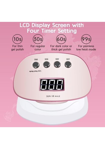 Uv Çiviler Için LED Lamba Jel Lehçe Kurutma Profesyonel Çivi Kurutucu 57 Leds Lambası Manikür Nail Art Salon Araçları Için | Tırnak Kurutucular (Yurt Dışından)