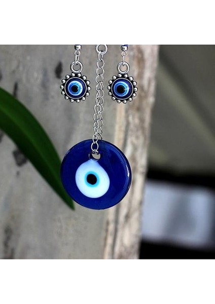 1 Adet Rüzgar Çanları Türkiye Evil Göz Koltukları Muska Ev Duvar Asılı Dekor Nimet Koruma Hediye Dream Catcher Mavi Rhinestone | Rüzgar Çanları ve Amp;asılı Süslemeler (Yurt Dışından)