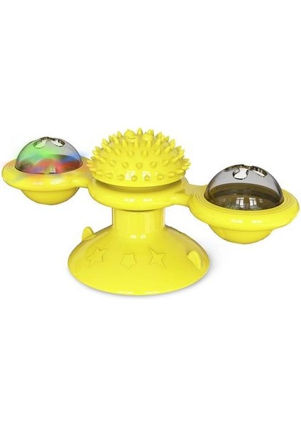 Fırıldak Kedi Oyuncak LED Turntable Dalga Pet Oyuncak Interaktif Whirling Bulmaca Eğitim Kedi Kazıma Gıdıklama Yavru Oyna Oyunu Oyuncaklar | Kedi Oyuncakları (Yurt Dışından)