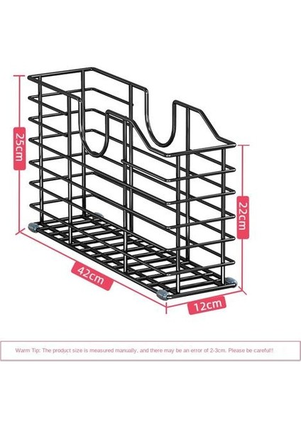 42CM*25CM*12CMKITCHEN Dolap Depolama Rafı, Lavabo Rafı, Sofra ve Tencere Saklama Kutusu (Yurt Dışından)