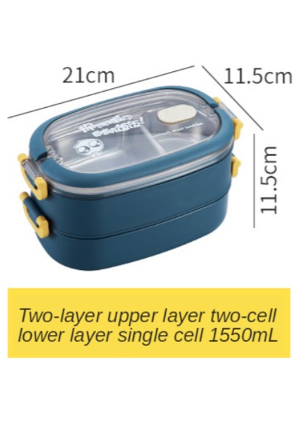 Paslanmaz Çelik Yalıtımlı Öğle Yemeği Kutusu Öğrenci Okulu Çok Katmanlı Öğle Yemeği Kutusu Sofra Takımı Bento Gıda Konteyner Depolama Kahvaltı Kutuları | Öğle Yemeği Kutuları (Sarı) (Yurt Dışından) fiyatları