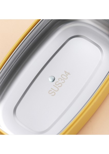 Paslanmaz Çelik Yalıtımlı Öğle Yemeği Kutusu Öğrenci Okulu Çok Katmanlı Öğle Yemeği Kutusu Sofra Takımı Bento Gıda Konteyner Depolama Kahvaltı Kutuları | Öğle Yemeği Kutuları (Sarı) (Yurt Dışından) fırsatları