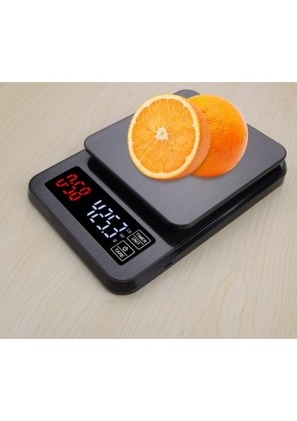 Dijital Ağırlık Kahve Terazi Taşınabilir Mini Denge Elektronik Zamanlayıcı Mutfak Kahve Gıda Ölçeği (Yurt Dışından)