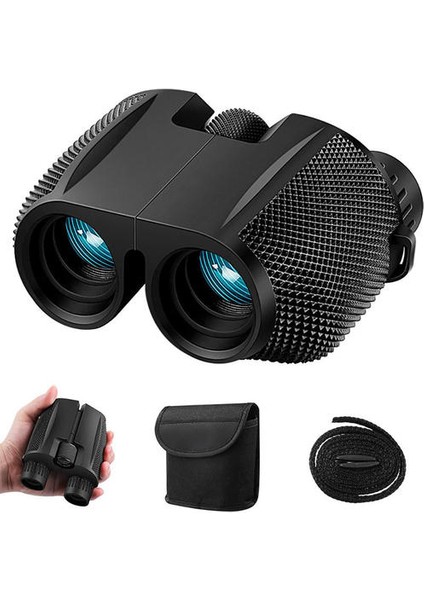 Dürbün, Gece Görüşlü 10X25 Dürbün, Çocuklar ve Yetiştiler Için Hd Su Geçirmez Dürbünler, Bak4 Prizmalar ve Fmc Yeşil Lenenli Küçük Dürbünler Seyahat Yürüyüşü Yürüyüş Gezisi, (Siyah) (Yurt Dışından)