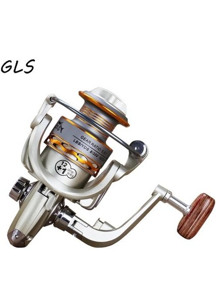 Çift Hat Kupası Balıkçılık Bobin Ahşap El Sıkışma 12 + 1bb Iplik Balıkçılık Reel Profesyonel Metal Sol / Sağ El Balıkçılık Reel | Balıkçılık Makaraları (Gümüş) (Yurt Dışından)