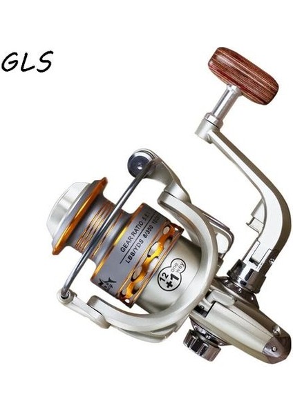 Çift Hat Kupası Balıkçılık Bobin Ahşap El Sıkışma 12 + 1bb Iplik Balıkçılık Reel Profesyonel Metal Sol / Sağ El Balıkçılık Reel | Balıkçılık Makaraları (Gümüş) (Yurt Dışından)