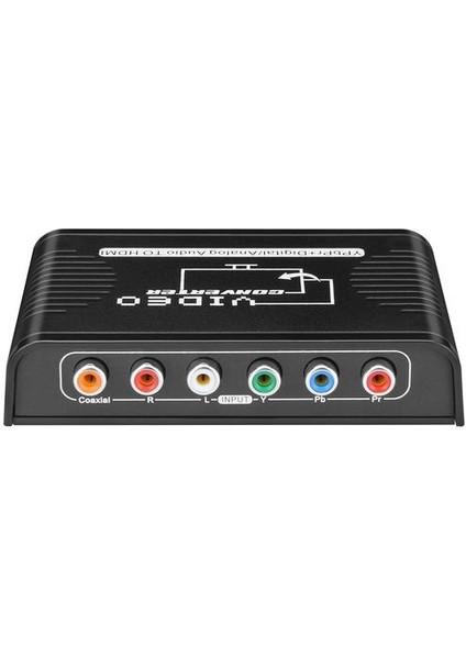 Bileşen HDMI Uyumlu Dönüştürücü Rgb Bileşen Video HDMI Için HDMI Uyumlu Kablo Adaptörü Ps2 Wii DVD Için Hdo Out | (Yurt Dışından)
