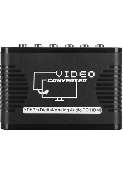 Bileşen HDMI Uyumlu Dönüştürücü Rgb Bileşen Video HDMI Için HDMI Uyumlu Kablo Adaptörü Ps2 Wii DVD Için Hdo Out | (Yurt Dışından)