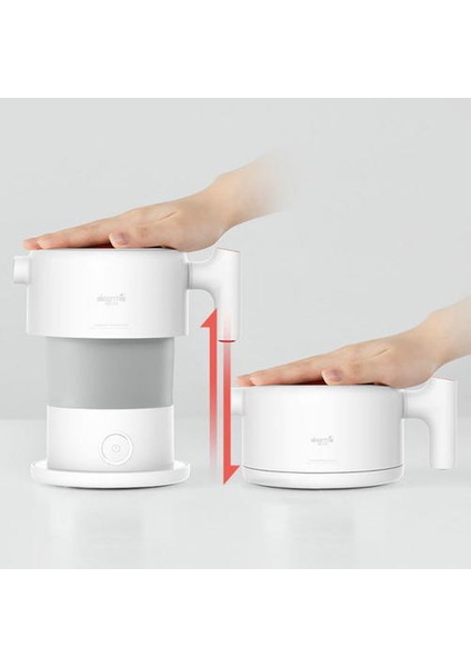 0.6l Mini Katlanır Elektrikli Kettle Oto Güç Koruma Koruma Su Kazanı Çaydanlık Anında Isıtma Paslanmaz Çelik | Elektrikli Su Isıtıcılar (Yurt Dışından)