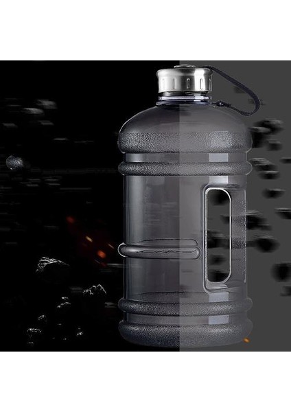2.2l Büyük Kapasiteli 1/2 Galon Su Şişesi Bpa Ücretsiz Shaker Protein Plastik Spor Su Şişeleri Handgrip Spor Fitness Su Isıtıcısı | Su Şişesi (Siyah) (Yurt Dışından) fiyatları