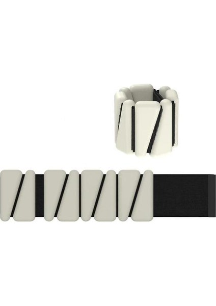 2 (1 Lb Her Biri) Ayarlanabilir Giyilebilir Bilek ve Amp;ayak Bileği Ağırlıkları (Beyaz) (Yurt Dışından)