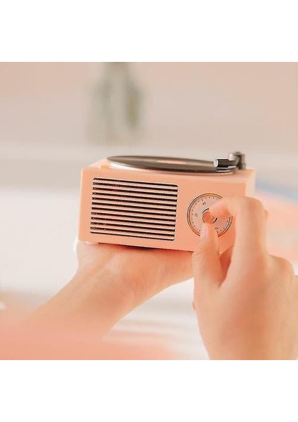 Hoparlörler Vinil Kayıt Çalar Bluetooth Hoparlör Kablosuz Subwoofer Masaüstü Ev Hoparlör Beyaz (Yurt Dışından) fiyatları
