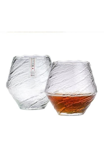 Japonya Edo Üfleme Kar Artwork Viski Düzgün Cam Ahşap Hediye Kutusu Niche Likör Xo Viski Kristal Şarap Cam Konyak Brandy Snifter | Şarap Kadehleri (Yurt Dışından)