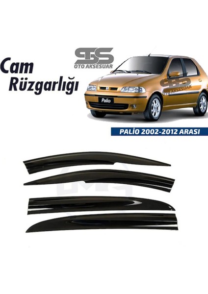 Cam Rüzgarlığı Fiat Palio 2002-2012 Arası Mügen Tip Piano Black