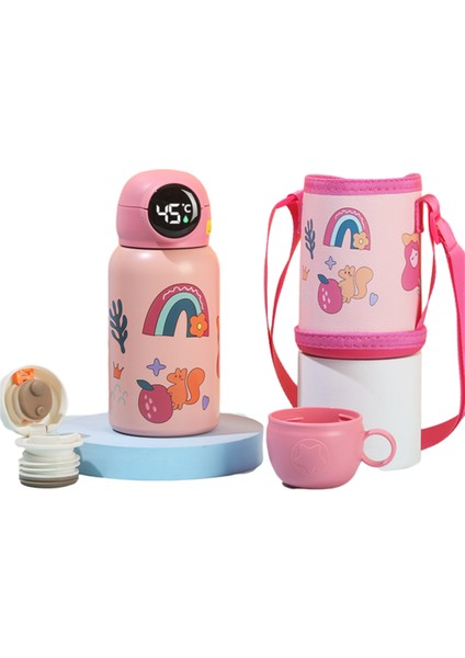 Erkekler ve Kızlar Için 500ML Akıllı Termos Kupası 316 Pasalı Paslanmaz Çelik Termos Kupası (Yurt Dışından)