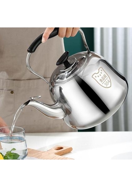 6l Ses Kettle 304 Paslanmaz Çelik Kalınlaşmış Gaz Büyük Kapasiteli Ev Çaydanlık Su Isıtıcısı Gaz Sobası Indüksiyon Ocak | Su Isıtıcılar (Yurt Dışından) modelleri