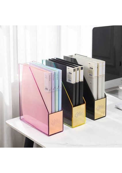 Ofis Masaüstü Dosya Depolama Kutusu, Light Luxury A4 Dosya Kutusu Son Kutu, Ev Eğitim Kitap Depolama Kutusu Dosya Kutusu (Yurt Dışından) fiyatları