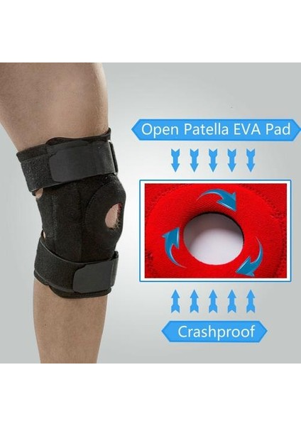 Diz Brace Koruyucu Menteşeli Patella Guard Desteği Sleeve Wrap Cap Diz Pedi Sabitleyici Ortak Spor Koşu Spor Salonu Wrap Kneepad 1 Adet | Elbow & Amp;dizlik (Yurt Dışından) modelleri