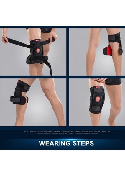 Diz Brace Koruyucu Menteşeli Patella Guard Desteği Sleeve Wrap Cap Diz Pedi Sabitleyici Ortak Spor Koşu Spor Salonu Wrap Kneepad 1 Adet | Elbow & Amp;dizlik (Yurt Dışından) indirimleri