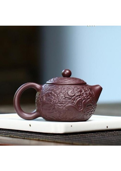 Çay Potu Mor Kil Xishi Filtre Çaydanlıklar Güzellik Su Isıtıcısı Ham Cevher El Yapımı Çay Seti Drinkware 130ML | Çaydanlıklar (Yurt Dışından) fırsatları