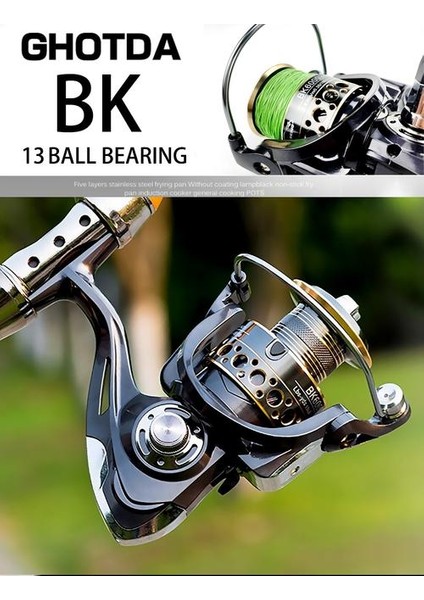 Balıkçılık Iplik Makarası Metal Makara 5.2: 1 / 4.7: 113BB Rulmanlar Sazan Balıkçılık Reel BK7000 Metal Hat Kupası Deniz Mücadele | Balıkçılık Makaraları (BK7000) (Yurt Dışından) indirimleri