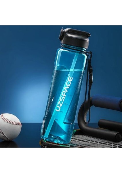 Saman Yaz ile Spor Su Şişeleri Büyük Kapasiteli Plastik Taşınabilir Sızdırmaz Içki Şişesi Bpa Ücretsiz Açık Seyahat | Su Şişeleri (Yurt Dışından) indirimleri