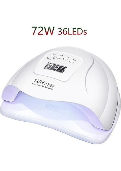 Uv LED Elektrikli Tırnak Kurutma Makinesi (Beyaz) (Yurt Dışından)