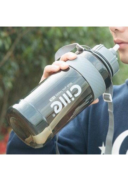 1l Büyük Kapasiteli Spor Su Şişeleri Taşınabilir Plastik Açık Kamp Piknik Bisiklet Bisiklet Tırmanma Içme Şişeleri | Su Şişeleri (Yurt Dışından) fiyatları