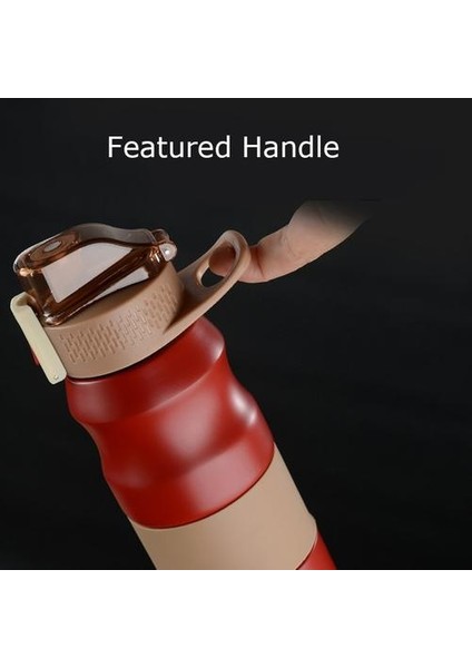 500 ml Çift Paslanmaz Çelik Su Termos Şişe Spor Çalkalayıcı Termal Fincan Kahve Çay Süt Seyahat Içecek Kupa Bisiklet Şişeler | Vakumlu Şişeler ve Amp;termoslar (Kırmızı) (Yurt Dışından)