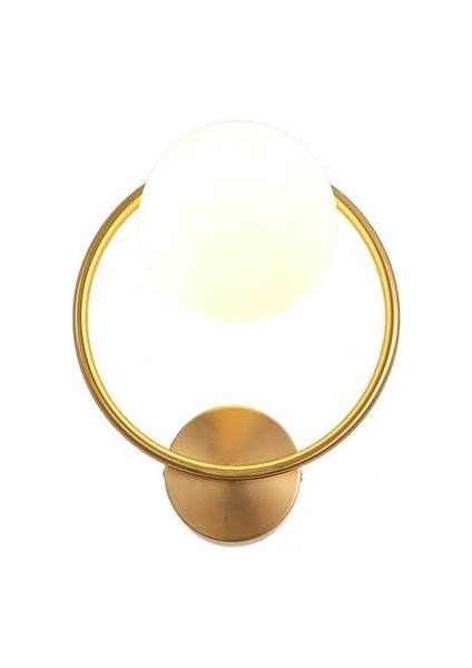 Kapalı Duvar Lambası, Yaratıcı Modern Minimalist Tarzı, 6117 Sütlü Beyaz Cam Abajur (Yurt Dışından)