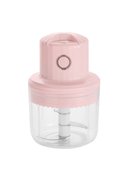 Plastik + Paslanmaz Çelik Elektrikli Sarımsak Pres, Elektrikli Taşınabilir Mini Kablosuz Çok Amaçlı Sarımsak Blender (Yurt Dışından)