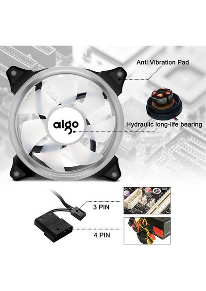 1 Adet Durumda Fan Hayranları Sessiz Kol Rulman Masaüstü Pc Fan Bilgisayar Soğutma Soğutucu Cpu Soğutucular Radyatörler (Yurt Dışından)