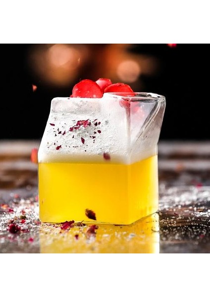 Yarım Pint Creamer Kokteyl Cam Dörtlü Süt Karton Kutu Rom Meyve Suyu Içecek Soğuk Içecek Fincan Bar | Kokteyl Cam (Yurt Dışından)