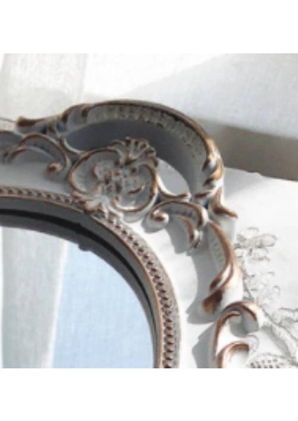 Avrupa Reçine Stil Beyaz Ayna Tepsi Cilt Bakım Ürünleri Kupası Dekoratif Tepsi Takı Kolye Saklama Kutusu Hediye Ev Dekorasyon | Depolama Tepsileri (Beyaz) (Yurt Dışından) fiyatları