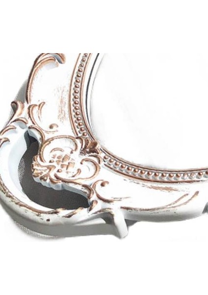 Avrupa Reçine Stil Beyaz Ayna Tepsi Cilt Bakım Ürünleri Kupası Dekoratif Tepsi Takı Kolye Saklama Kutusu Hediye Ev Dekorasyon | Depolama Tepsileri (Beyaz) (Yurt Dışından) fırsatları