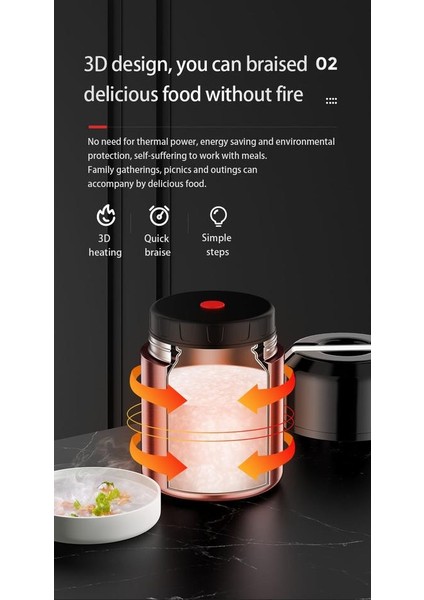 Gıda Termos, 304 Paslanmaz Çelik Öğle Yemeği Kutusu, 800ML Yalıtımlı Konteyner Business Portatif Piknik, Erişte | Öğle Yemeği Kutuları (Kırmızı) (Yurt Dışından) fiyatları