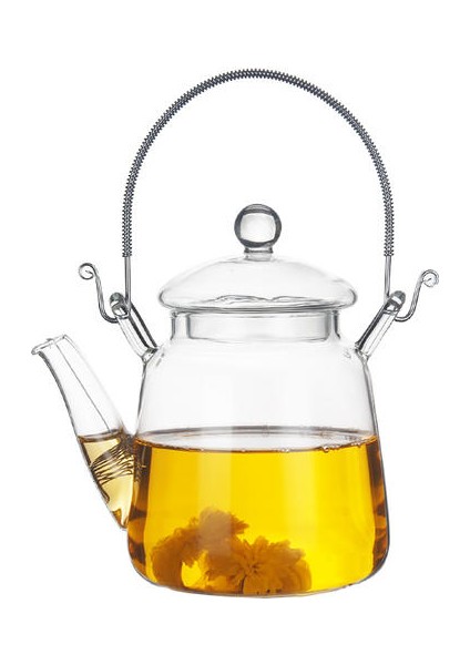 Retro Çiçek Açan Çay, Filtre Mikrodalga ile Gevşek Yaprak Çay Asansör Kabı, Stopetop Güvenli Teaset Su Isıtıcısı | Çaydanlıklar (Yurt Dışından)