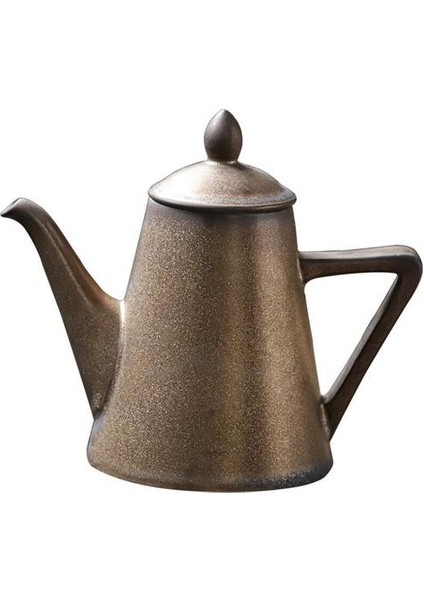 250ML Retro Seramik Altın Sır Çaydanlık Pigmentli Çin Kung Fu Çay Potu Vintage Drinkware Flagon | Çaydanlıklar (Yurt Dışından)