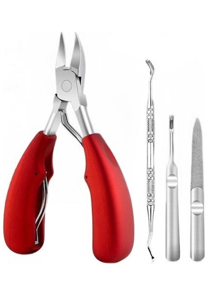 4 Adet Tırnak Makası Ingown Toenail Kesiciler Pedikür Manikür Aracı Tırnak Düzeltici Paronychia Düzeltme Manikür Seti Tırnak Bakım Araçları | Clippers & Amp;düzelticiler (Yurt Dışından)