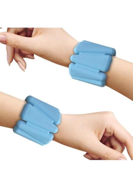 Yoga Fitness Ağırlık Taşıyan Bilezik, Dayanıklı Giyilebilir Ağırlık Bilezik (Mavi) (Yurt Dışından)