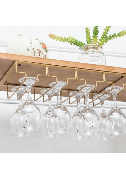 4 Satır Şarap Cam Raf Kabine Stemware Tutucu Metal Şarap Cam Organizatör Gözlük Için Depolama Askısı Bar Kitchen | Kupa ve Amp;bardak Tutucular (Yurt Dışından)