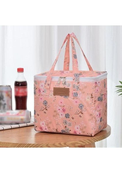Öğle Yemeği Çantası Soğutucu Tote Taşınabilir Yalıtımlı Kutu Tuval Termal Soğuk Gıda Konteyner Okul Piknik Erkekler Kadınlar Için Çocuklar Seyahat Lunchbox | Öğle Yemeği Kutuları (Yurt Dışından)