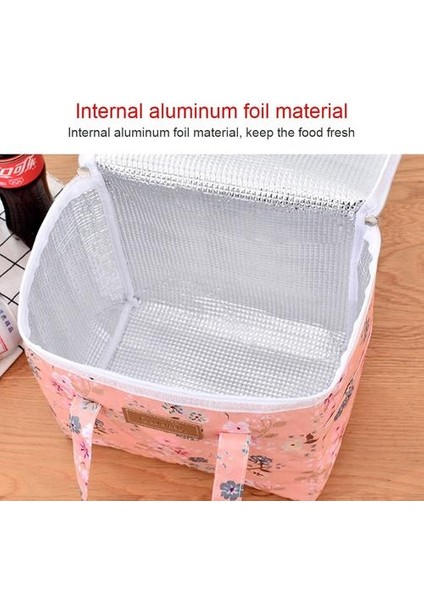 Öğle Yemeği Çantası Soğutucu Tote Taşınabilir Yalıtımlı Kutu Tuval Termal Soğuk Gıda Konteyner Okul Piknik Erkekler Kadınlar Için Çocuklar Seyahat Lunchbox | Öğle Yemeği Kutuları (Yurt Dışından) modelleri