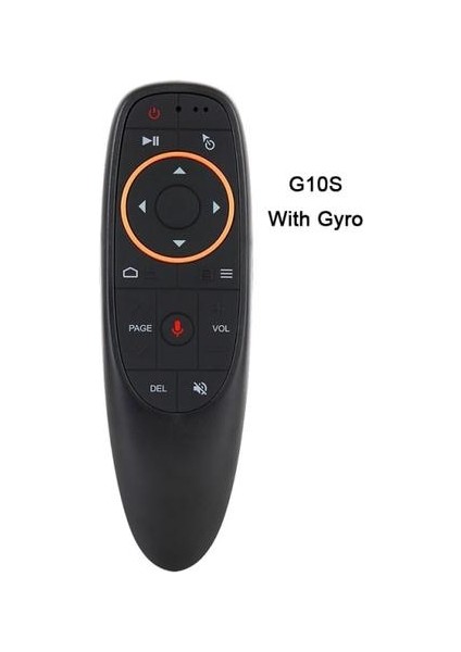 Bundwin 2.4 Ghz G10S Fly Hava Mouse Kablosuz Mini Uzaktan Kumanda Android Tv Kutusu ile Ses Kontrolü ile Gyro Algılama Oyunu | Uzaktan Kumanda (Yurt Dışından)