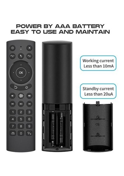 G20S Pro Sesli Aydınlatmalı Akıllı Hava Fare Gyroskope Ir Öğrenme Google Assistant Uzaktan Kumanda X3 Pro Android Tv Kutusu Için | Uzaktan Kumanda (Yurt Dışından)